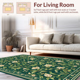 Sophisticated Floral Geometric Fusion(Green)