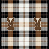 Ultra Soft Area Rug, Non Slip, Stain Resistant, Washable Area Rugs for Living Room, Bedroom, Vibrant Plaid and Animal Fusion(Brown)