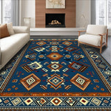 Bold Blue Brown Tribal Aesthetic(Blue)