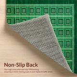 Eclectic Directional Stripe Motif(Green)