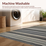 Cozy Earth Tone Striped(Black)