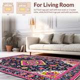 Vibrant Abstract Multicolor Design(Blue)