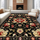 Traditional Handcrafted Flower Motif(Black)