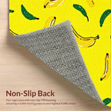 Ultra Soft Area Rug, Non Slip, Stain Resistant, Washable Area Rugs for Living Room, Bedroom, Bright Playful Plush Texture(Yellow)