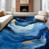 Striking Mixed Media Decorative Touch(Blue)