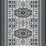 Chic Medallion Motif with Earthy Hues(Black)