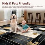 Artful Modern Tiled Arrangement(Black)