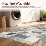 Ultra Soft Area Rug, Non Slip, Stain Resistant, Washable Area Rugs for Living Room, Bedroom, Natural Tone Pet-Friendly Meditation Space Rug(Beige)