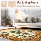 Charming Colorful Botanical Scene(Beige)