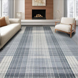 Ultra Soft Area Rug, Non Slip, Stain Resistant, Washable Area Rugs for Living Room, Bedroom, Modern Artistic Tiled Pattern(Gray)