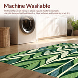 Contemporary Abstract Leaf Motif(Green)