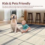 Contemporary White Patterned Surface(Beige)