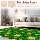 Playful Festive Clover Illustration(Green)