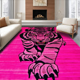 Ultra Soft Area Rug, Non Slip, Stain Resistant, Washable Area Rugs for Living Room, Bedroom, Lush Textured High Pile Aesthetic(Pink)