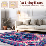 Vibrant Elephant Artistry(Blue)