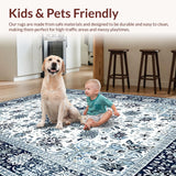 Chic Transitional Symmetrical Design(Blue)