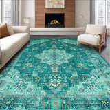 Chic Distressed Geometric Vibes(Green)