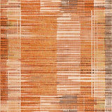 Ultra Soft Area Rug, Non Slip, Stain Resistant, Washable Area Rugs for Living Room, Bedroom, Lively Textured Warmth Elements(Orange)