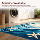 Charming Textured Beach Vibes(Blue)