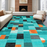 Chic Neutral Tone Geometry(Blue)