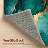 Fluid Abstract Metallic Motif(Green)