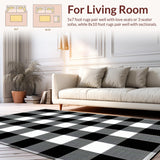 Trendy Black and White Diagonal Layout(Black)