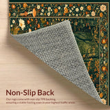 Intricate Nature Motif Runner(Green)