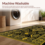 Striking Tribal Symmetrical Artistry(Black)