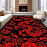 Bold Color Clash Dragon Design(Red)