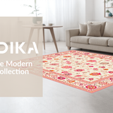 Contemporary Lush Flower Imagery(Ivory)