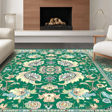 Sophisticated Textured Floral Fusion(Green)