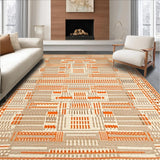 Chic Geometric Earth Tone Mat(Beige)