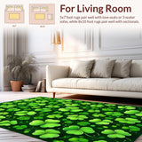 Whimsical Clover Patterned Decor(Green)
