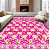 Pink Daisy Print Delight(Pink)