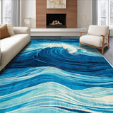 Vibrant Oceanic Color Splash(Blue)