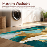 Luxurious Abstract Gold Swirl(Green)