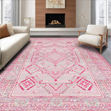 Contemporary Shaggy Motif(Pink)