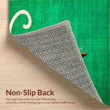 Ultra Soft Area Rug, Non Slip, Stain Resistant, Washable Area Rugs for Living Room, Bedroom, Stylish Whimsical Pet-Inspired Piece(Green)