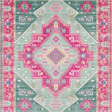 Ultra Soft Area Rug, Non Slip, Stain Resistant, Washable Area Rugs for Living Room, Bedroom, Rustic Tiled Patterned Charm(Blue)