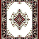 Ultra Soft Area Rug, Non Slip, Stain Resistant, Washable Area Rugs for Living Room, Bedroom, Contemporary Bold Flower Aesthetic(Red)