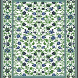 Ultra Soft Area Rug, Non Slip, Stain Resistant, Washable Area Rugs for Living Room, Bedroom, Sophisticated Abstract Green Hues(White)