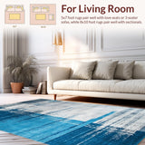 Contemporary Colorful Linear Fusion(Blue)