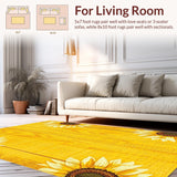 Elegant Wooden Board Floral Art(Yellow)