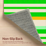 Contemporary Shaggy Green Delight(Green)