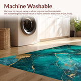 Elegant Teal Marble Aesthetic(Blue)