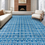 Ultra Soft Area Rug, Non Slip, Stain Resistant, Washable Area Rugs for Living Room, Bedroom, Whimsical Bow Area Rug(Blue)