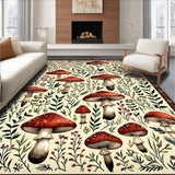 Contemporary Abstract Flora Theme(Beige)