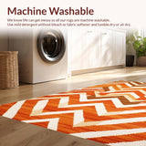 Ultra Soft Area Rug, Non Slip, Stain Resistant, Washable Area Rugs for Living Room, Bedroom, Transitional Oval Plush Decor Element(Beige)