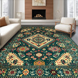 Stylish Geometric Diamond Arrangement(Green)