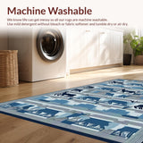 Elegant Nature Themed Textile(Blue)